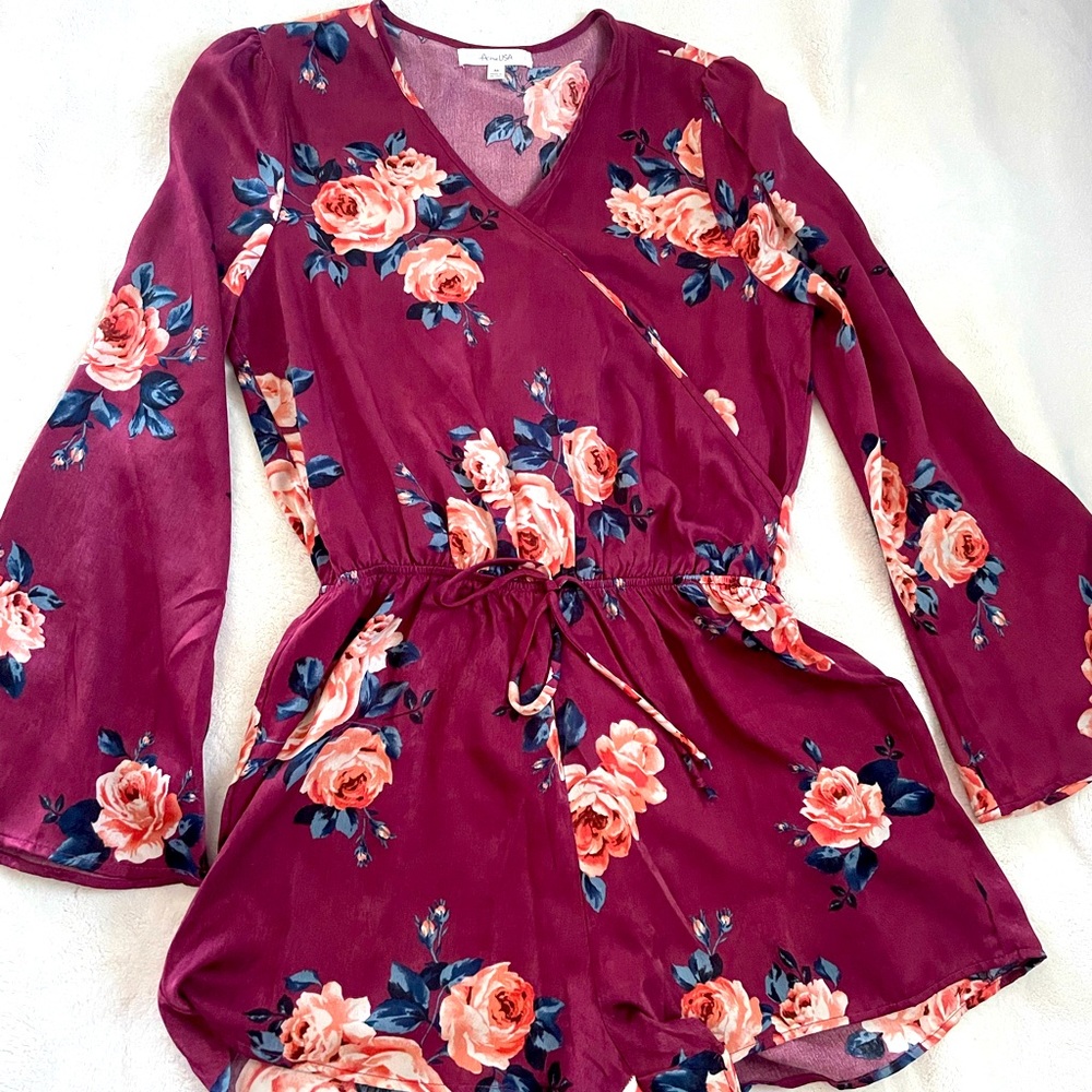 Romper, Floral Romper, Dressy